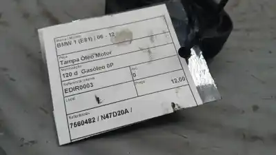 Peça sobressalente para automóvel em segunda mão tampão de óleo por bmw 1 (e81) 120 d referências oem iam 7560482  