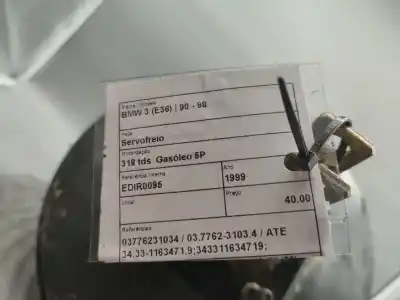 Pezzo di ricambio per auto di seconda mano servo freio per bmw 3 (e36) 318 tds riferimenti oem iam 03776231034  