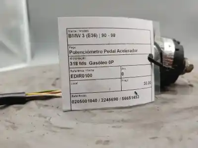 Pezzo di ricambio per auto di seconda mano potenziometro per bmw 3 (e36) 318 tds riferimenti oem iam 0205001040  
