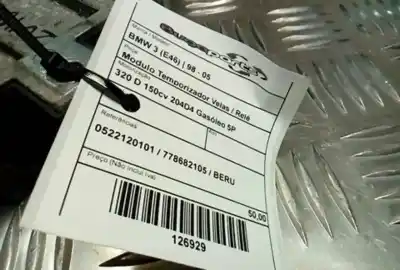 Second-hand car spare part glow plug for bmw 3 (e46) 320 d oem iam references 0522120101  