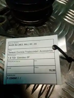 Second-hand car spare part auxiliary belt tensioner for audi a4 b6 (8e2) 1.9 tdi oem iam references f-224041  