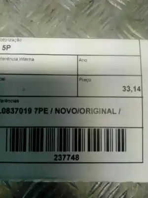 Second-hand car spare part interior left front handle for audi a3 (8l1) 2.0 tdi 140 cv oem iam references 8l0837019 7pe  