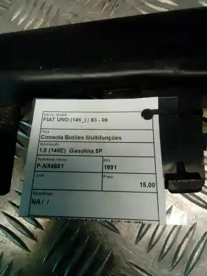 Second-hand car spare part multifunction switch for fiat uno (146) 1.0 cat oem iam references   