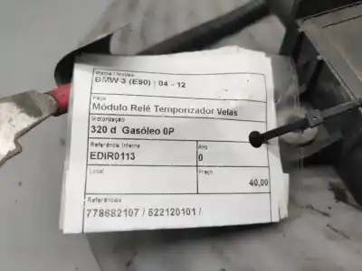 Peça sobressalente para automóvel em segunda mão caixa de pré-aquecimento por bmw 3 (e90) 320 d referências oem iam 778682107  