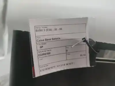 Peça sobressalente para automóvel em segunda mão caixa de bateria por bmw 3 (e36) 318 tds referências oem iam 61218361677  