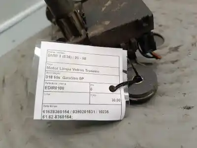 Peça sobressalente para automóvel em segunda mão motor do limpador traseiro por bmw 3 (e36) 318 tds referências oem iam 61628360154  