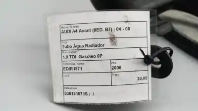 Second-hand car spare part sleeve for audi a4 b7 avant (8ed) 1.9 tdi oem iam references 038121071s  