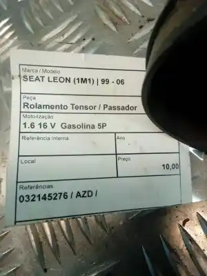 Pezzo di ricambio per auto di seconda mano tendicinghia ausiliaria per seat leon (1m1) 1.6 16 v riferimenti oem iam 032145276  