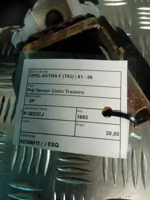 Автозапчасти б/у натяжитель задней центральной подушки безопасности за citroen ax (za-_) 10 ссылки oem iam 90359911  