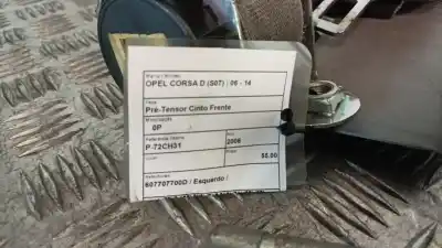 Автозапчастина б/у передня центральна подушка безопасності для opel corsa d (s07) 1.3 cdti (l08 l68) посилання на oem iam 607707700d  