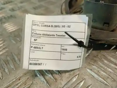 Автозапчастина б/у динамик для opel corsa b (s93) 1.0 i 12v (f08. f68. m68) посилання на oem iam 90389367  