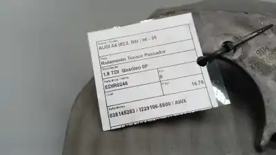 Second-hand car spare part auxiliary belt tensioner for audi a4 b6 (8e2) 1.9 tdi oem iam references 038145283  