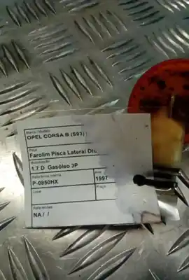 İkinci el araba yedek parçası sag yan lamba için opel corsa b (s93) 1.7 d (f08 f68 m68) oem iam referansları   