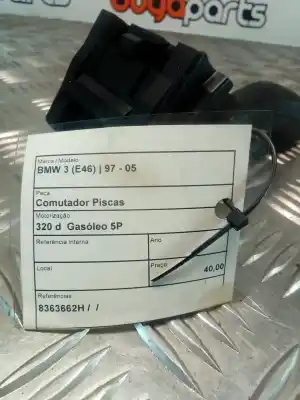 Second-hand car spare part indicator switch for bmw 3 (e46) 320 d oem iam references 8363662h  