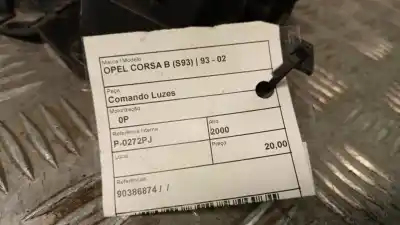 Автозапчасти б/у управление светом за opel corsa b (s93) 1.0 i 12v (f08. f68. m68) ссылки oem iam 90386874  