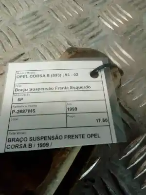 Автозапчасти б/у левый передний рычаг подвески за opel corsa b (s93) 1.0 i 12v (f08. f68. m68) ссылки oem iam   