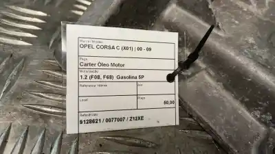 Автозапчастина б/у возчик для opel corsa c (x01) 1.2/1.0 gasolina посилання на oem iam 9128621  