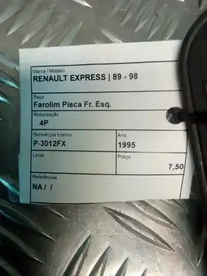 Second-hand car spare part front left headlight for renault express 1.6d oem iam references   