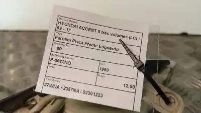 Pezzo di ricambio per auto di seconda mano pilota anteriore sinistro per opel corsa c (x01) 1.7 dti (f08 f68) riferimenti oem iam 27wna  