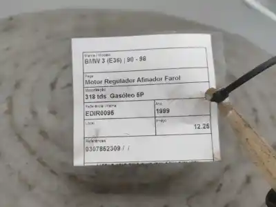 Second-hand car spare part headlight adjustment motor for bmw 3 (e36) 318 tds oem iam references 0307852309  