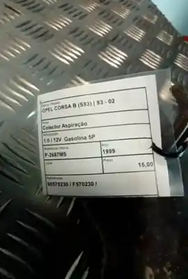Second-hand car spare part intake manifold for opel corsa b (s93) 1.0 i 12v (f08. f68. m68) oem iam references 90570230  