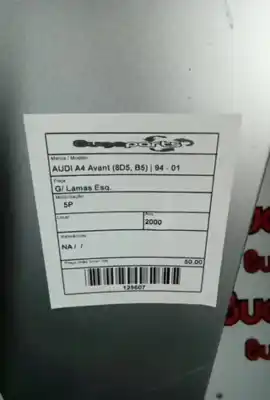 Second-hand car spare part left front fin for audi a4 b5 avant (8d5) 2.5 tdi oem iam references   