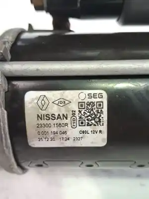 Peça sobressalente para automóvel em segunda mão motor de arranque por renault captur ii (2019-0) referências oem iam 233001560r  
