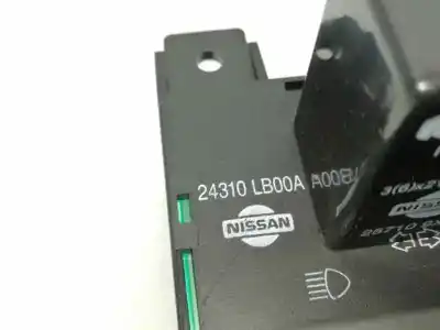 Second-hand car spare part fuse box unit for nissan note (e11, ne11) 1.4 oem iam references 24310lb00a  