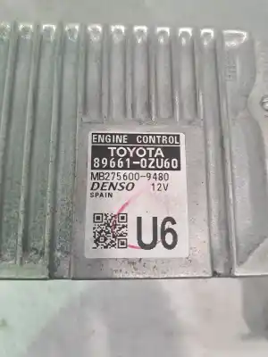 Second-hand car spare part ecu engine control for toyota auris (e18) toyota auris oem iam references 896610zu60  