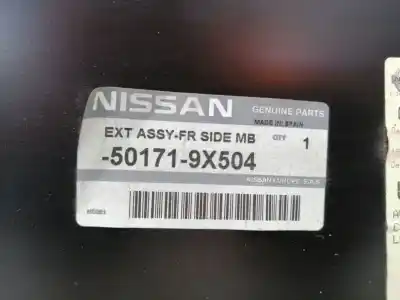 Peça sobressalente para automóvel em segunda mão reforço do pára choques dianteiro por nissan note (e11, ne11) 1.4 referências oem iam 501719x504  