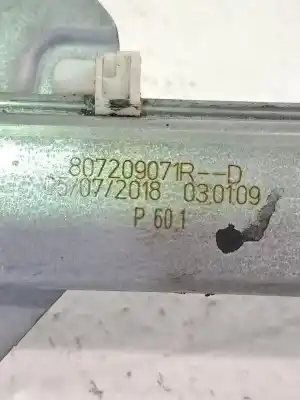 Pezzo di ricambio per auto di seconda mano alzacristalli anteriore destro per dacia dokker * riferimenti oem iam 807209071r  