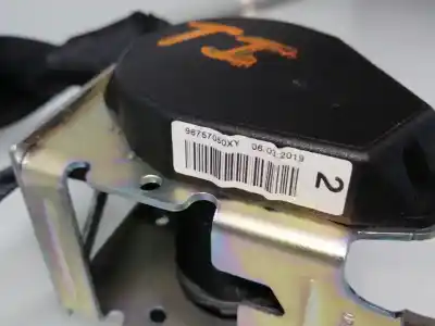 Pezzo di ricambio per auto di seconda mano cintura di sicurezza posteriore sinistra per citroen c-elysée hm05 riferimenti oem iam 96757050xy  
