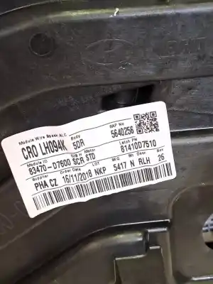 Second-hand car spare part rear left window regulator for hyundai tucson (nx) d4fe oem iam references 83471d7000  