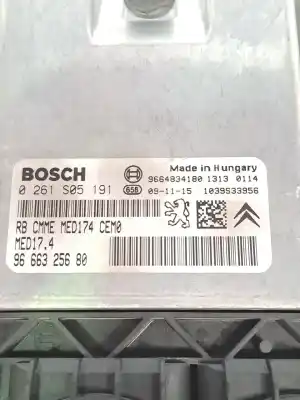 Second-hand car spare part ecu engine control for citroen ds3 1.2 12v vti oem iam references 1943wp  9666325680