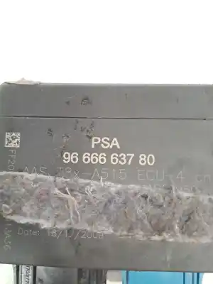 Peça sobressalente para automóvel em segunda mão módulo eletrônico por citroen ds3 1.2 12v vti referências oem iam 9666663780  