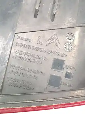 Peça sobressalente para automóvel em segunda mão farolim traseiro esquerdo por citroen ds3 1.2 12v vti referências oem iam 6350je  9683116380