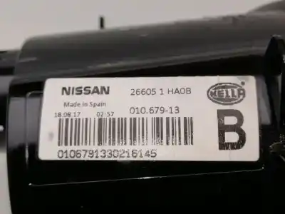 Peça sobressalente para automóvel em segunda mão farol / projetor de nevoeiro esquerdo por nissan note (e11, ne11) 1.4 referências oem iam 266051ha0b  