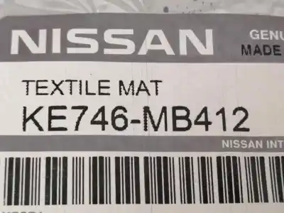 Second-hand car spare part upholstered / cardboard set for nissan note (e11, ne11) 1.4 oem iam references ke746mb412  