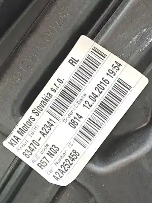 Second-hand car spare part rear left window regulator for kia ceed (cd) g3lc oem iam references 83471a2010  