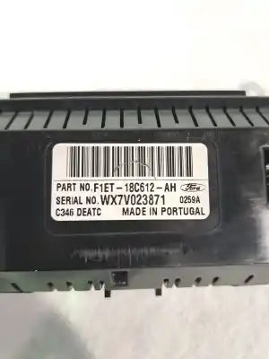 Peça sobressalente para automóvel em segunda mão comando de sofagem (chauffage / ar condicionado) por ford focus lim. (cb8) focus st sport referências oem iam 2373035  f1et18c612am