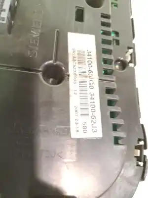 Автозапчастина б/у панель інструментів для suzuki swift iii (mz, ez) gasolina 2007 5p посилання на oem iam 3410062jg0  