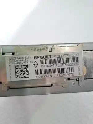 Автозапчастина б/у аудіо система / радіо cd для renault modus/grand modus (f/jp0_) 100 ld gasolina 2004 5p посилання на oem iam 8200633627  