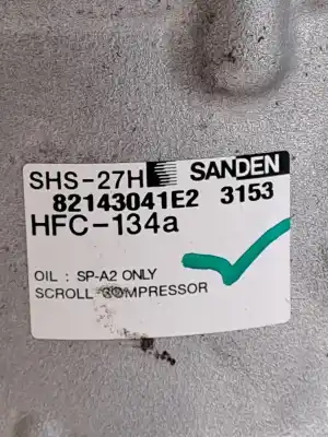 Second-hand car spare part air conditioning compressor for mg ehs * oem iam references shs27h3153  sanden3153