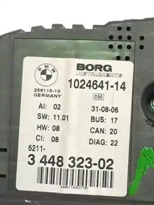 Peça sobressalente para automóvel em segunda mão quadrante por bmw x3 (e83) xdrive 18d 143 cv / 105 kw referências oem iam 62113448323  62103451581
