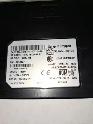 Second-hand car spare part comfort module for ford kuga (cbv) individual 4x4 oem iam references 2117587  d1bt14d212rb - d1bt14d212la