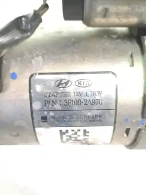 Peça sobressalente para automóvel em segunda mão motor de arranque por kia ceed ceed drive referências oem iam 361002a970  