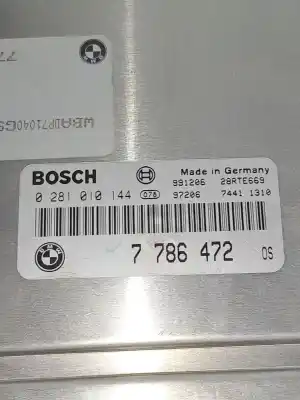 Piesă de schimb auto la mâna a doua UNITATE DE CONTROL MOTOR ECU pentru BMW SERIE 5 TOURING (E39)  Referințe OEM IAM 7786472  0281010144