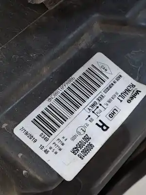 Second-hand car spare part right headlight for dacia dokker * oem iam references 260103087r  