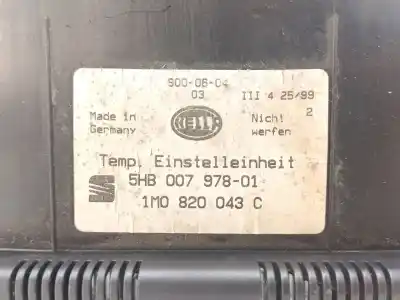 Автозапчастина б/у клімат-контроль для seat toledo ii (1m2) 1.9 tdi посилання на oem iam 1m0820043g  