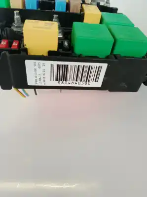 Second-hand car spare part fuse box unit for citroen c3 * oem iam references 9804848580  